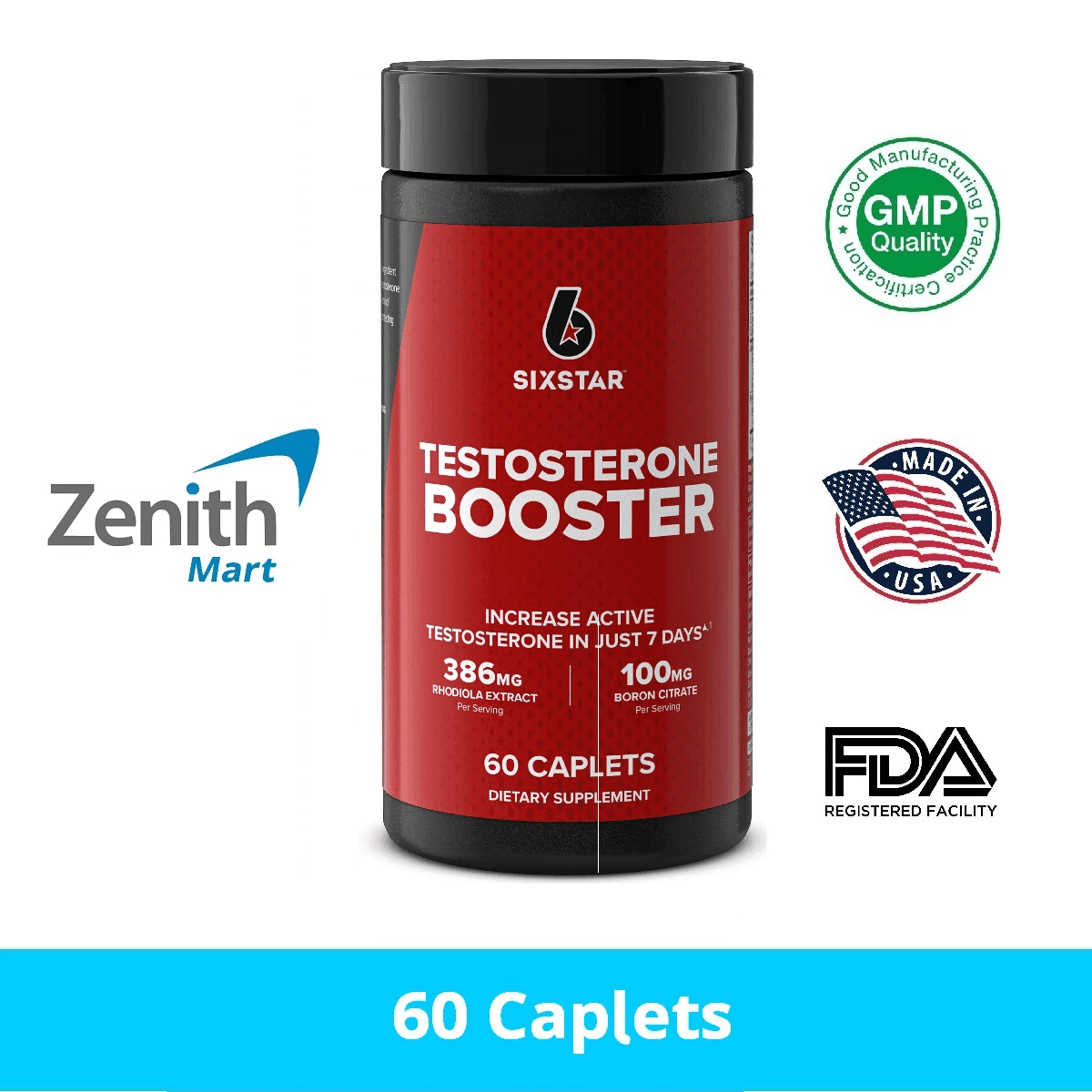 Testosterone Booster And Fat Burner Together Six Star Natural Testosterone Booster - Boost Stamina, Libido